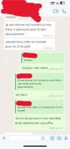 Temoignage client WhatsApp Premium 4K 4