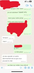 Temoignage client WhatsApp Premium 4K 5
